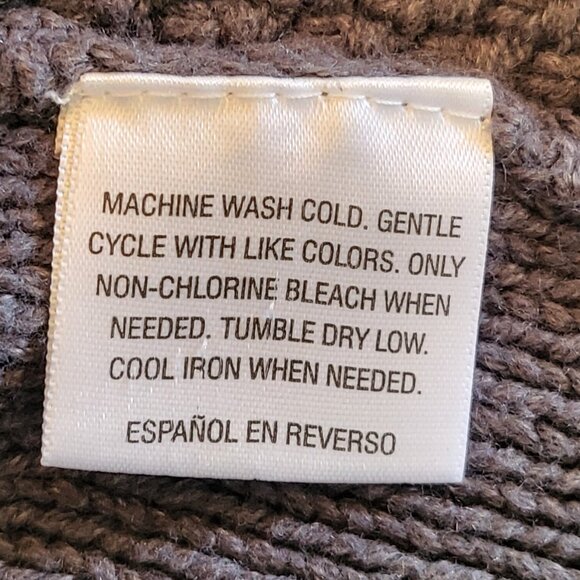 Style & Co Woman grey cable knit short sleeve sweater dress with pockets size 1X - Picture 8 of 13